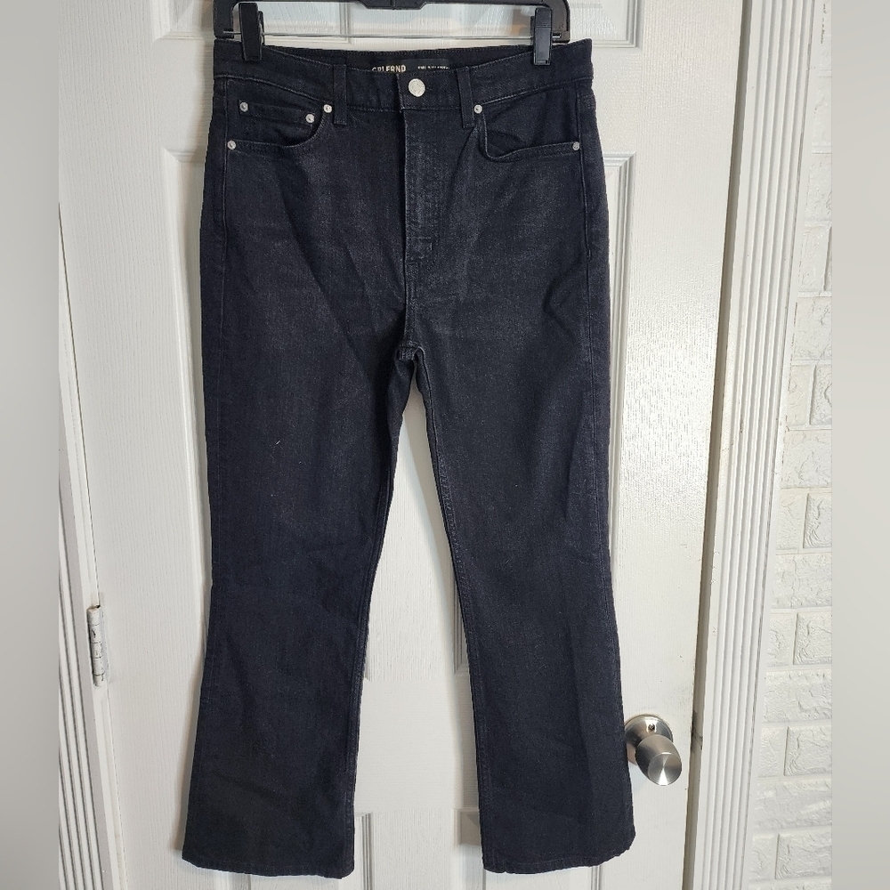 GRLFRND the Erin high-rise stretch cropped mini boot jeans size 27 NWT
